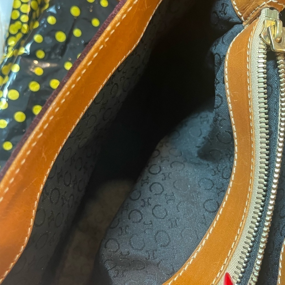 Celine Vintage Suede Burgundy Mini Tote with COA and Unbranded Dust Bag - Picture 15 of 16